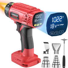 Heat Gun Compatible with Milwaukee 18V Battery: 350W Cordless Battery Powered He