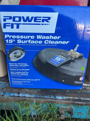#ad Powerfit 15quot; Surface Cleaner pressure washer attachment model NIB OPEN BOX $35.00