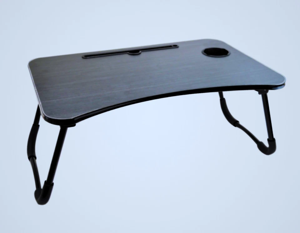 Mesa de madera para portátil para juegos para cama - Plegable, ergonómica y multifuncional Foto 4 de 4