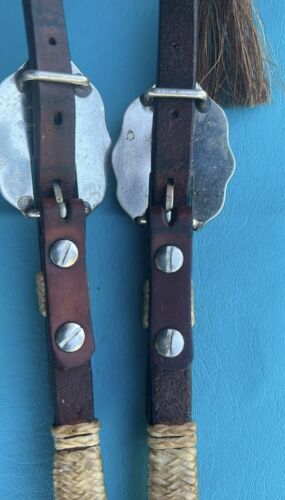 Cabezal Broken Horn Western Show Sterling & Rawhide AQHA Ranch Riders - Imagen 7 de 11