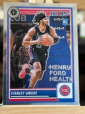 Stanley Umude 2023-24 Hoops Premium Stock RC Rookie Detroit Pacers