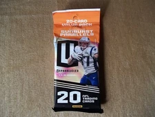 2019 Panini UNPARALLELED Football 20 Card Value Fat Packs SUNBURST Parallels