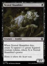 Nested Shambler - 185 - NM - Commander: Bloomburrow - MTG