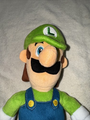 Nintendo Super Mario Luigi 10” Plush Toy Doll Cut Tag Stuffed - Picture 2 of 3