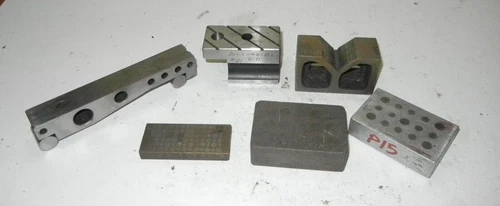 LOT P15 MACHINIST SETUP TOOLING SINE BAR MAGNETIC TRANSFER PLATES OTHER FIXTURE