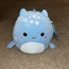 Squishmallows Lune the Loch Ness Monster Plush Blue Sea Dinosaur Nwt