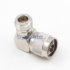 N male plug to N female jack right angle 90 degree RF Coaxial Connector Adapter