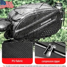 10L Large Capacity Bike Rear Seat Bag Pannier Rack Bag for MTB Bike Trunk Pannie