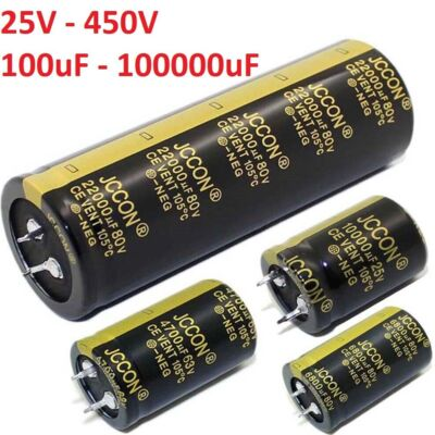 #ad Snap in Electrolytic Capacitor 100uF 470UF 2200UUF 4700UF 100000uF $416.64