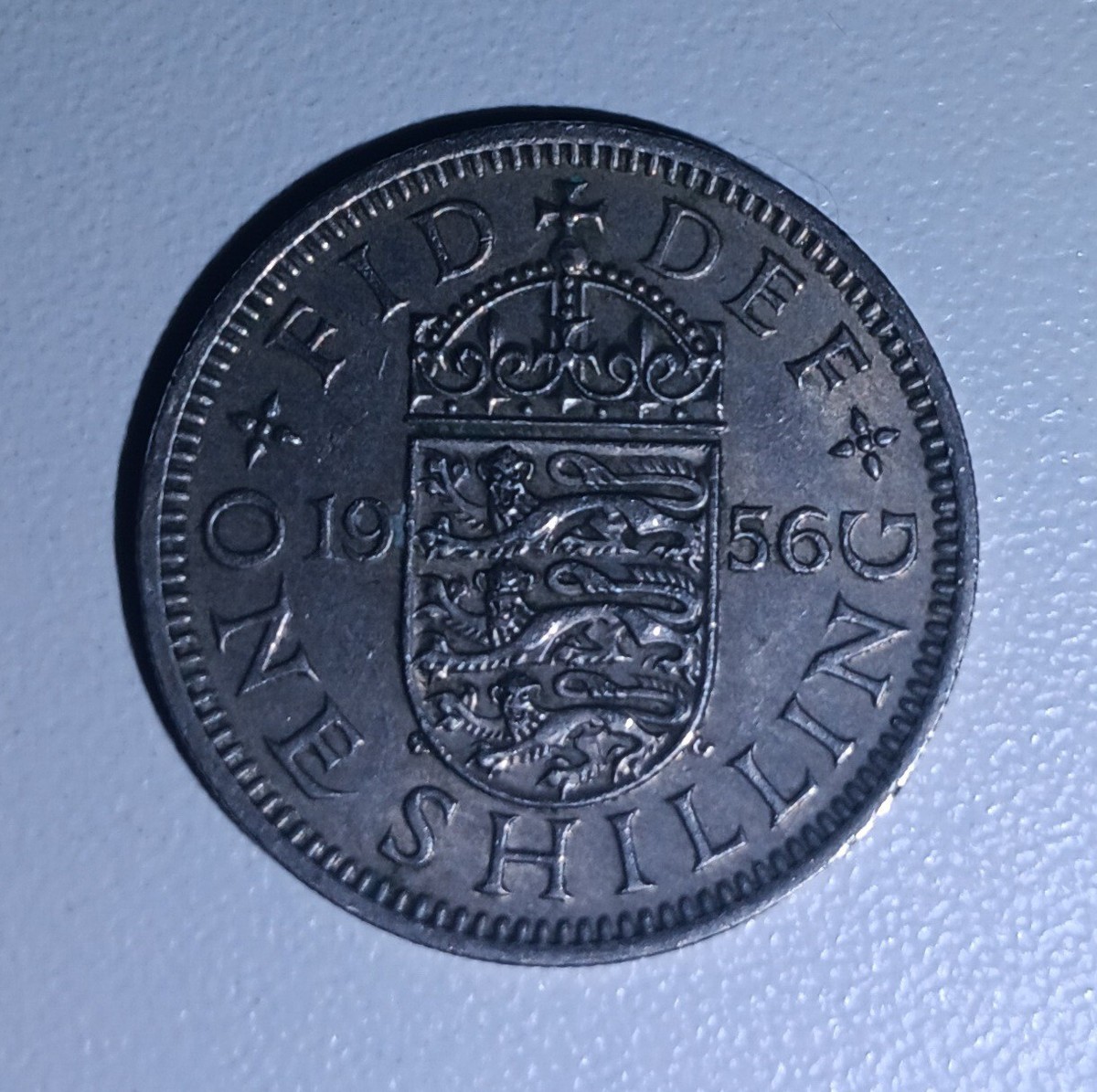 1956 SILVER RARE ELIZABETH II ONE SHILLING COIN ENGLISH REVERSE | eBay UK