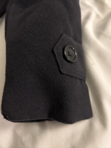 London Fog Kids Pea Coat Black With Sherpa Hood Size 4 Pre-owned - Picture 4 of 13