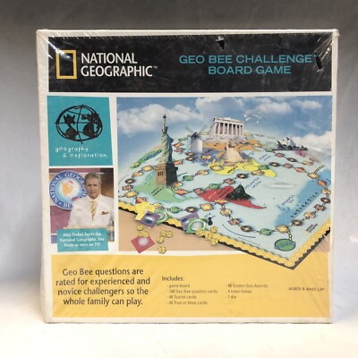 NEW Vintage National Geographic GEO BEE CHALLENGE BOARD GAME 2003 Target