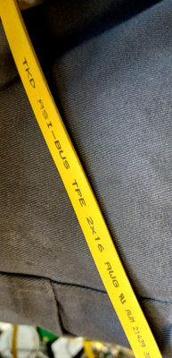 TKD ASI-BUS TPE 2X16 300V 105'C CABLE 23/FT (BR4B.6b9)