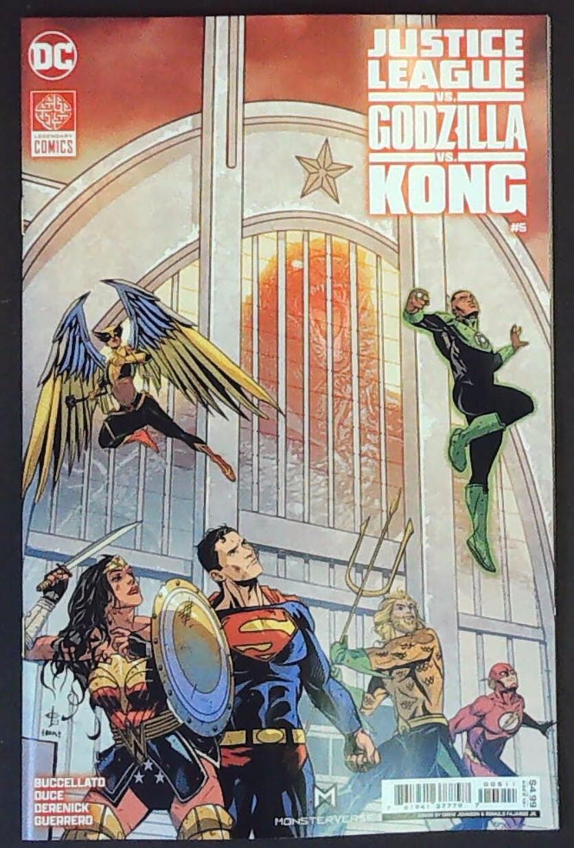 JUSTICE LEAGUE VS. GODZILLA VS. KONG (2023) #5 - New Bagged