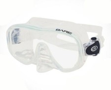 Bare Frameless Low Volume Adjustable Scuba Diving and Snorkeling Mask Clear