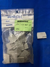 ENTRELEC FEM 9 END SECTION FOR TERMINAL BLOCKS 011306717 GREY (QTY 25)