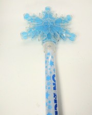 frozen elsa disney on ice light up glow snowflake wand toy