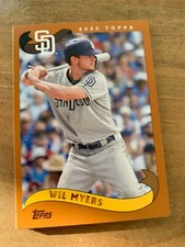 3x WIL MYERS 2020 Topps Baseball BASE LOT (2002 style) #284
