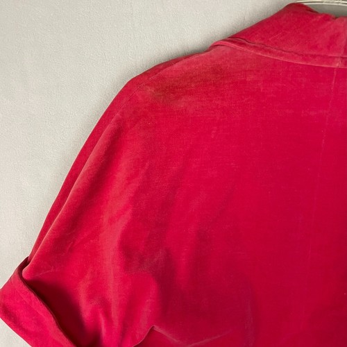 Vintage Razook's Women's Velvet Feel Pink Jacket Check Measurements Pockets - Picture 9 of 18