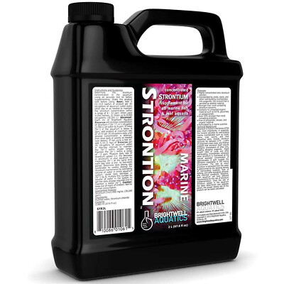 Brightwell Aquatics Strontion 2 Liters Marine and Reef Aquarium Liquid Strontium