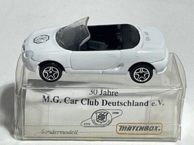 Matchbox Promo 30 Jahre 2000 MG Car Club Deutschland, MGF 1.8i, 1/64, RARE!