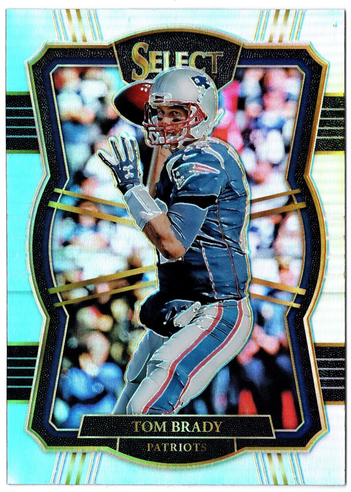 2017 Panini Select Premier Level Silver Prizm TOM BRADY 185 New England Patriots