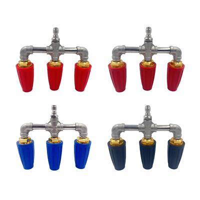 #ad Rotating Turbine Nozzle Easy Install Window Triple Nozzle Pressure Washer $73.56