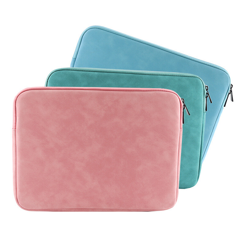 PU Leather Laptop Sleeve Bag Case For MacBook Air Pro 13 14 15 16 inch  Notebook