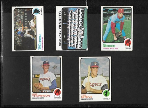 1973 OPC O PEE CHEE BASEBALL CARD ERROR VARIATION 529-660 & CHECKLIST SEE LIST - Picture 72 of 357