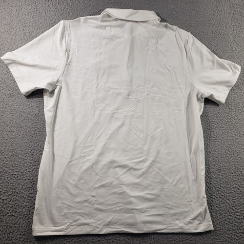 Adidas Shirt Mens XL White Short Sleeve Golf Polo NWT Primegreen Stretch Pathway - Picture 10 of 13