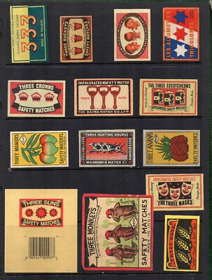Matchbox Labels frühe '' DREI '' einige seltene Artikel #028