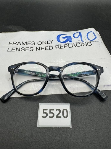 Brooklyn Crystal Blue BUCKLEY Eyeglasses 49/20/150