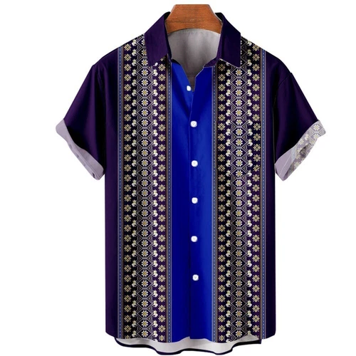 Camisa de vestir de boda de playa de guayabera cubana informal con botones de manga corta para hombre - Imagen 5 de 43