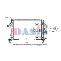 KüHler WasserküHler Passend FüR Opel Astra H Caravan Zafira B L35 A05 L48 L08