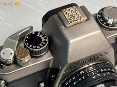 Cache Flash En Laiton Seigaiha – Bouton Déclencheur Pour Nikon, Fujifilm