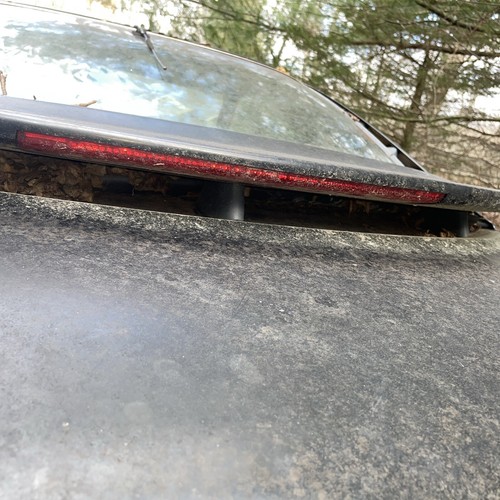 91-95 Dodge Stealth Rear Spoiler Wing with 3rd Brake Light Black Or Blue - Picture 2 of 3