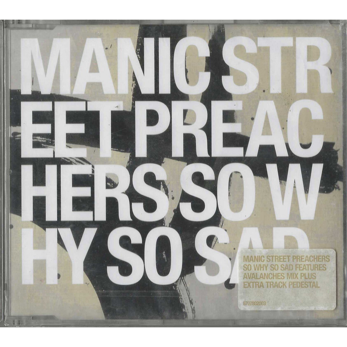 Manic Street Preachers CD 'S Single So Why So Sad / Epic – 6707882 Sealed