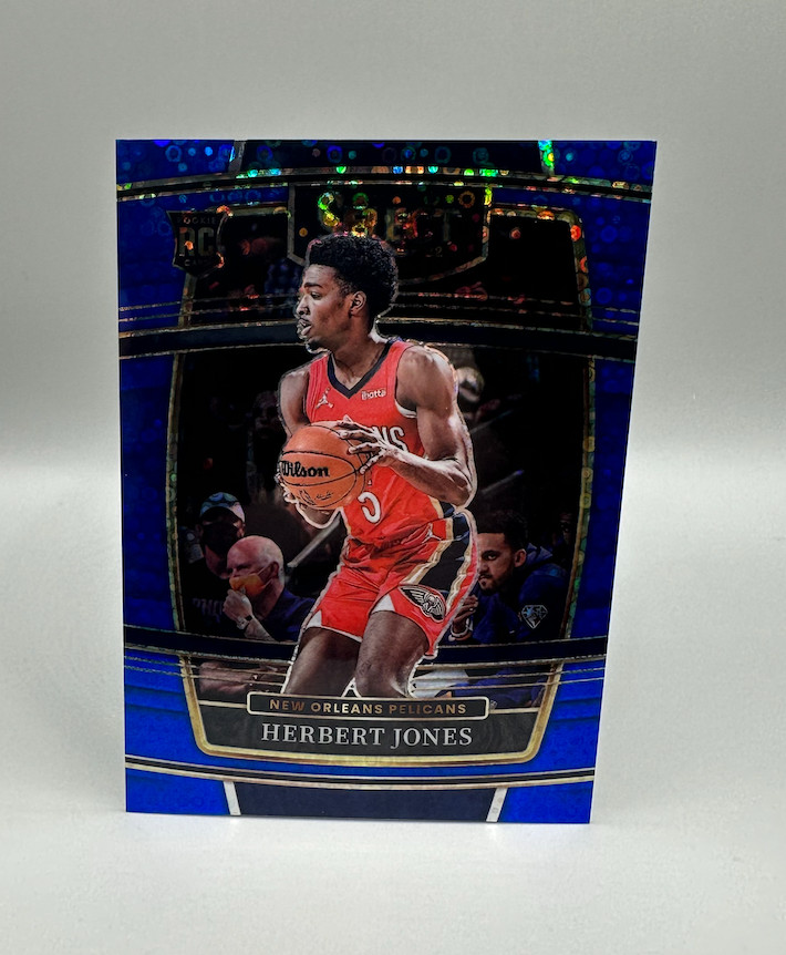 2021-22 Select Herbert Jones Blue Disco Concourse Rookie RC #d /25 Pelicans
