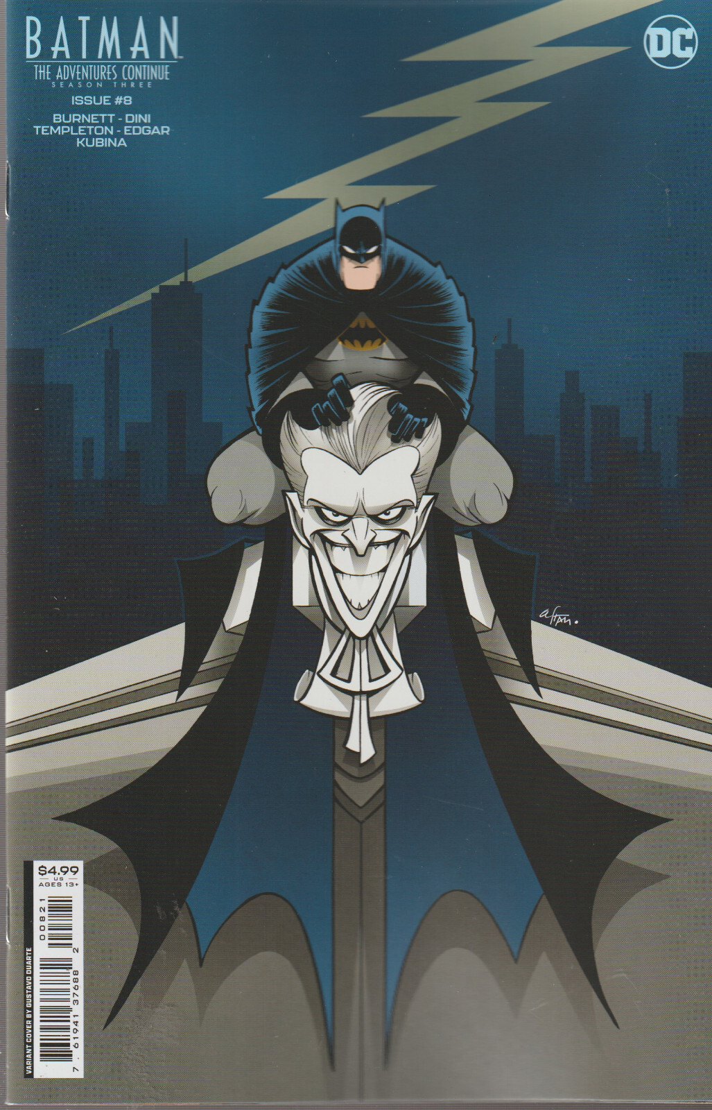 DC COMICS BATMAN ADVENTURES CONTINUE SEASON THREE #8 DEC 2023 DUARTE NM