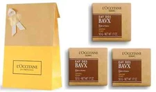 3 PC L'Occitane En Provence Eau des Baux Perfumed Soap 3@1.7 oz SEALED in Bag