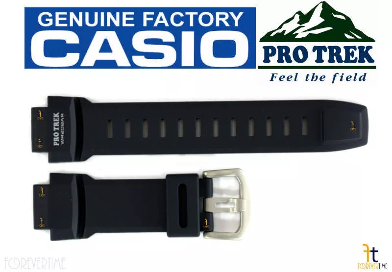 CASIO Pro Trek Pathfinder PRG 280 2 Original NAVY BLUE Rubber Watch BAND Strap