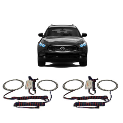 Bright Blue Angel Eye Headlight Halo kit for Infiniti FX35  09-12