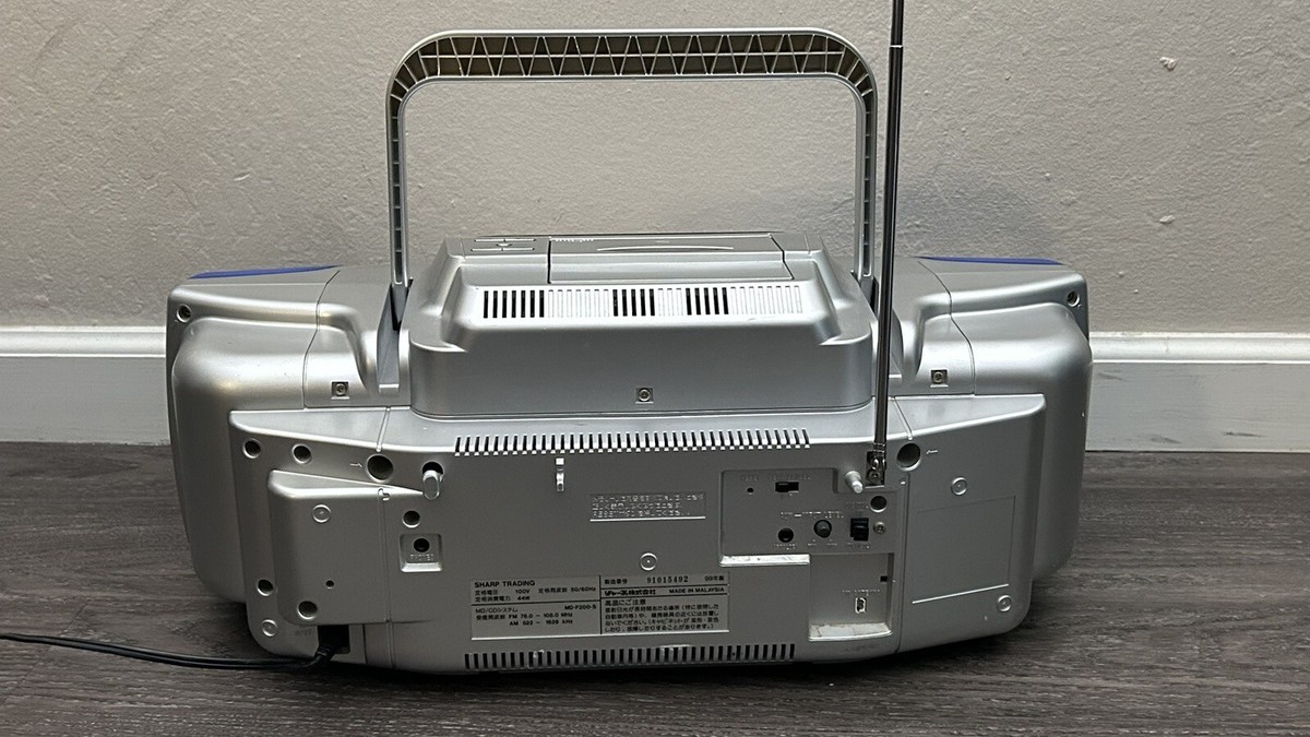 MD /CDシステム　MD-F200 シャープ SHARP MD Studio MD-F200 MD/CD System Tape Don't Work | eBay