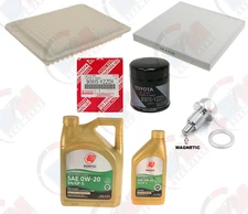 Filters Kit + 6QTS IDEMITSU 0w-20 Oil + MAGNETIC for 04-17 TOYOTA Tacoma 2.7L