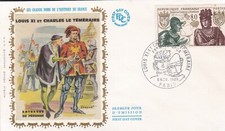 FRANCE 1969 FDC LOUIS XI ET CHARLES LE TEMERAIRE YT 1616