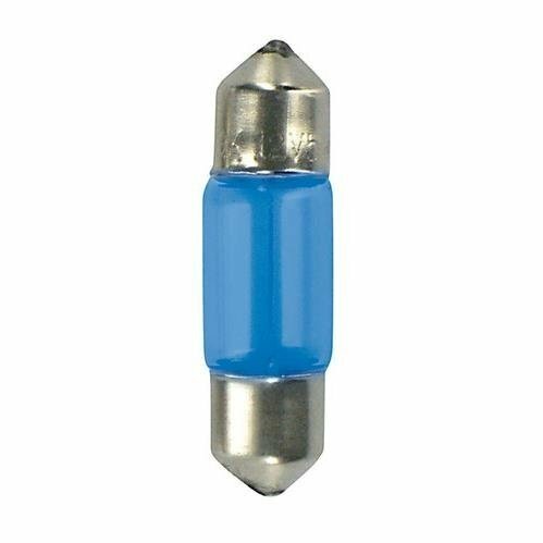 Coppia Lampadine Siluro Lampa Blu-Xe 12V 10W 8x28 mm - 58308