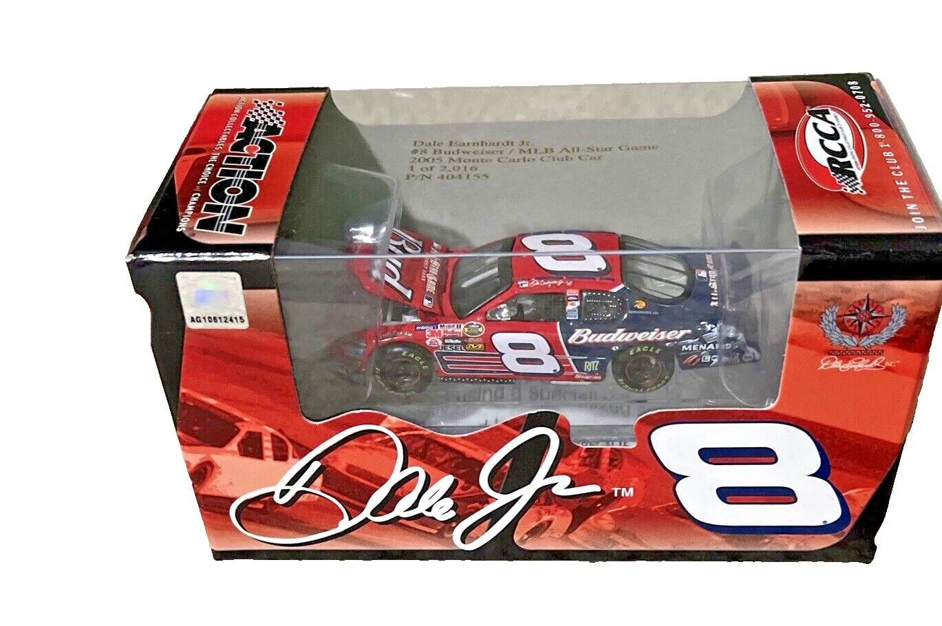 RCCA Diecast Racing Cars 2005 Vehicle Year