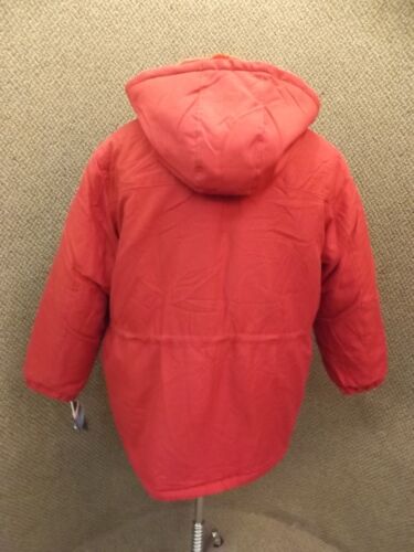 Totes NEW NWT Red Faux Fur Collar Hooded Anorak Coat Water Resistant Womens 2X - Picture 4 of 8