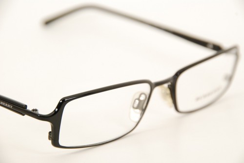 New Authentic Burberry B 1011 1001 Black 52mm Frames Eyeglasses Italy RX - Picture 4 of 7