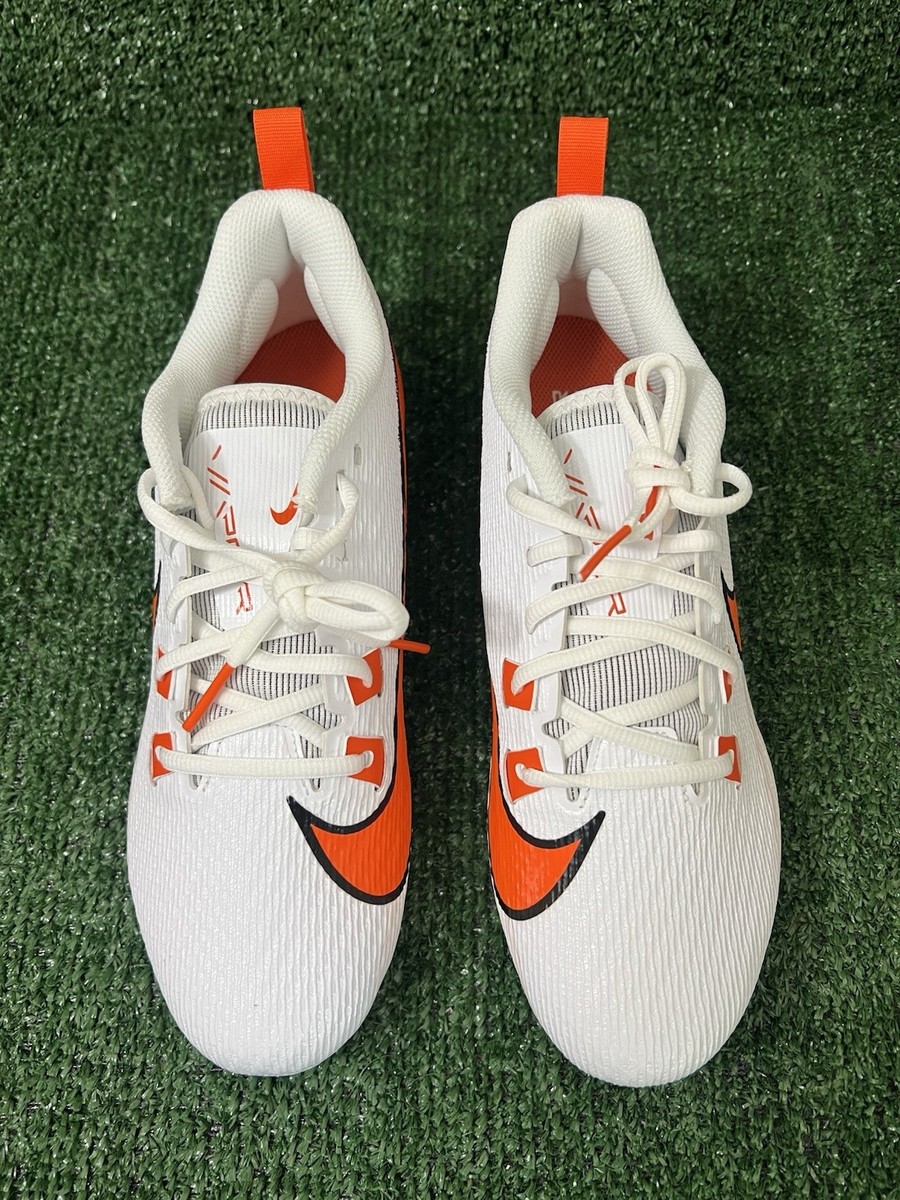 Nike Vapor Edge Speed 360 2 Football Cleats White Orange Men  display picture 2